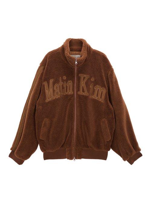 TEDDY FLEECE JUMPER IN BROWN