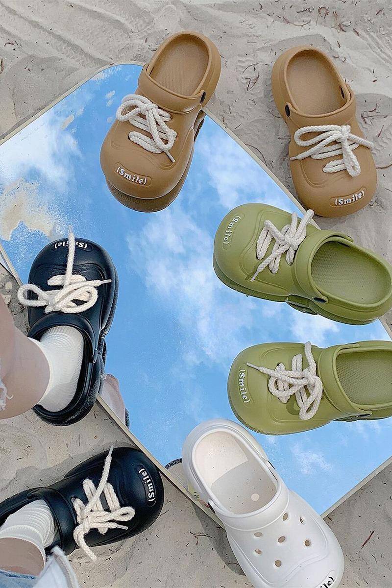 [러블리 슈즈] 러프 라운딩 샌들