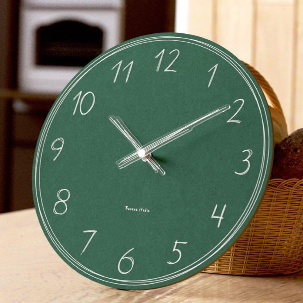 바나나벽걸이시계 크로키