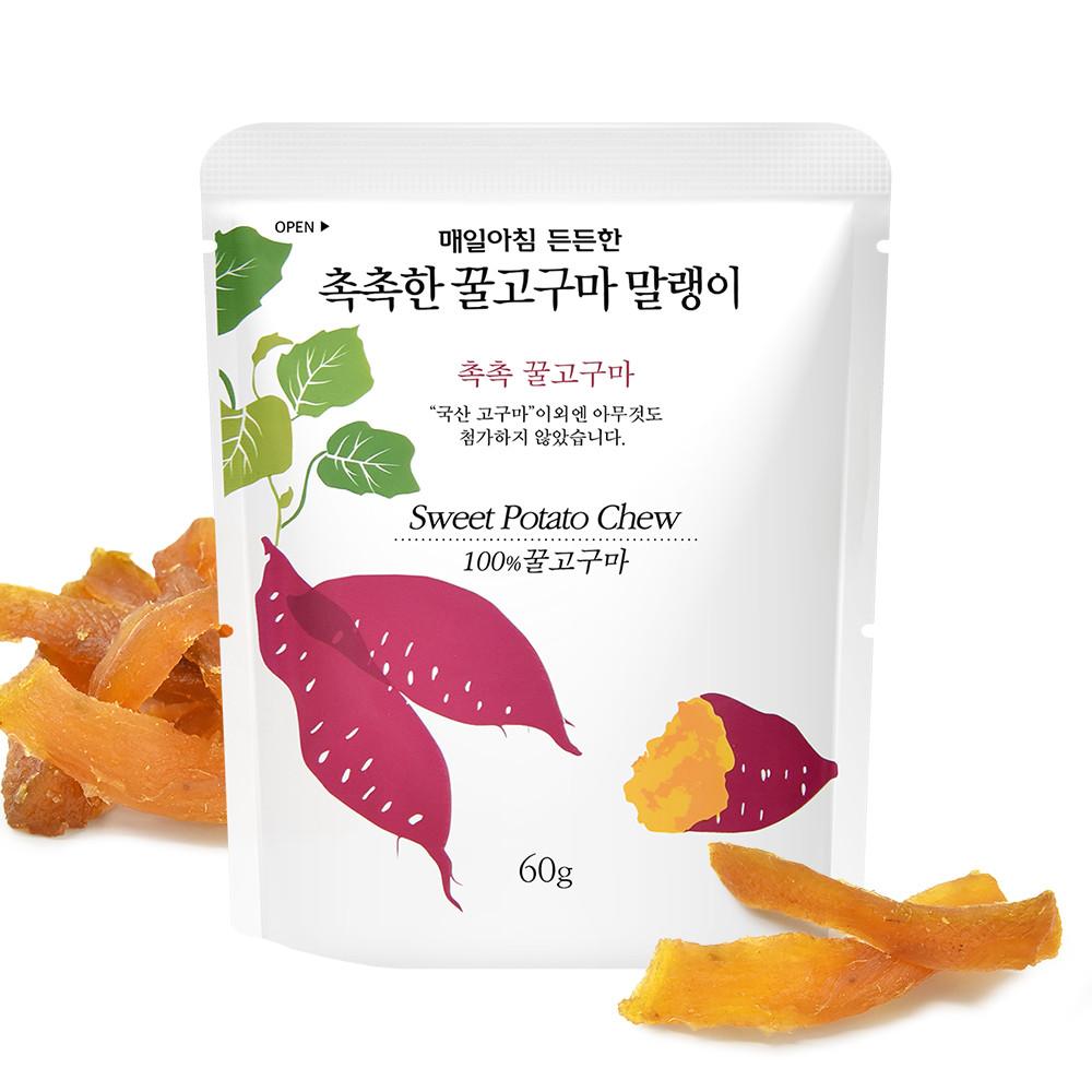 한울푸드 촉촉한 꿀 고구마 말랭이 촉촉 고구마 스틱 간식 10개 [원산지:국산]