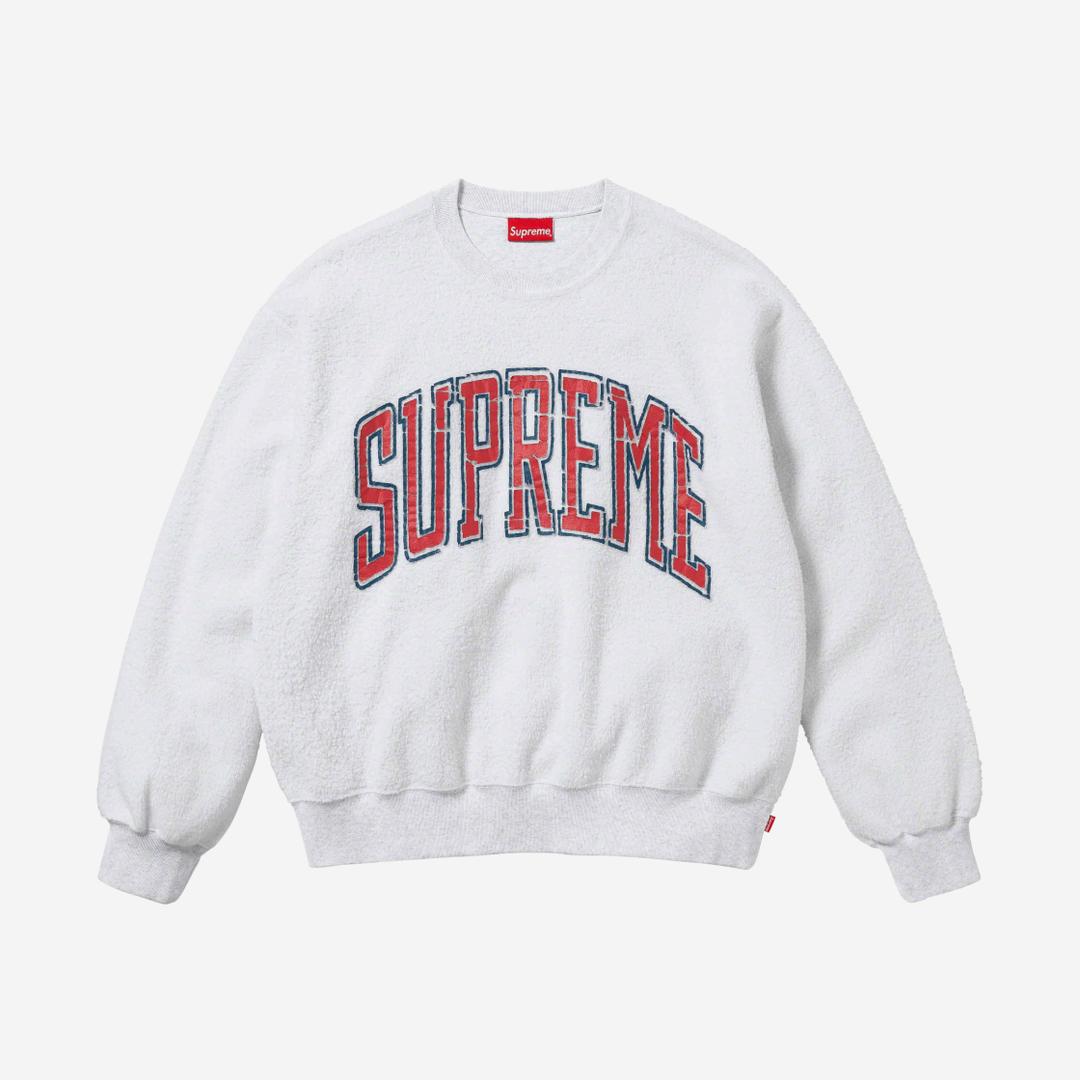 Supreme Inside Out Crewneck Ash Grey - 23FW