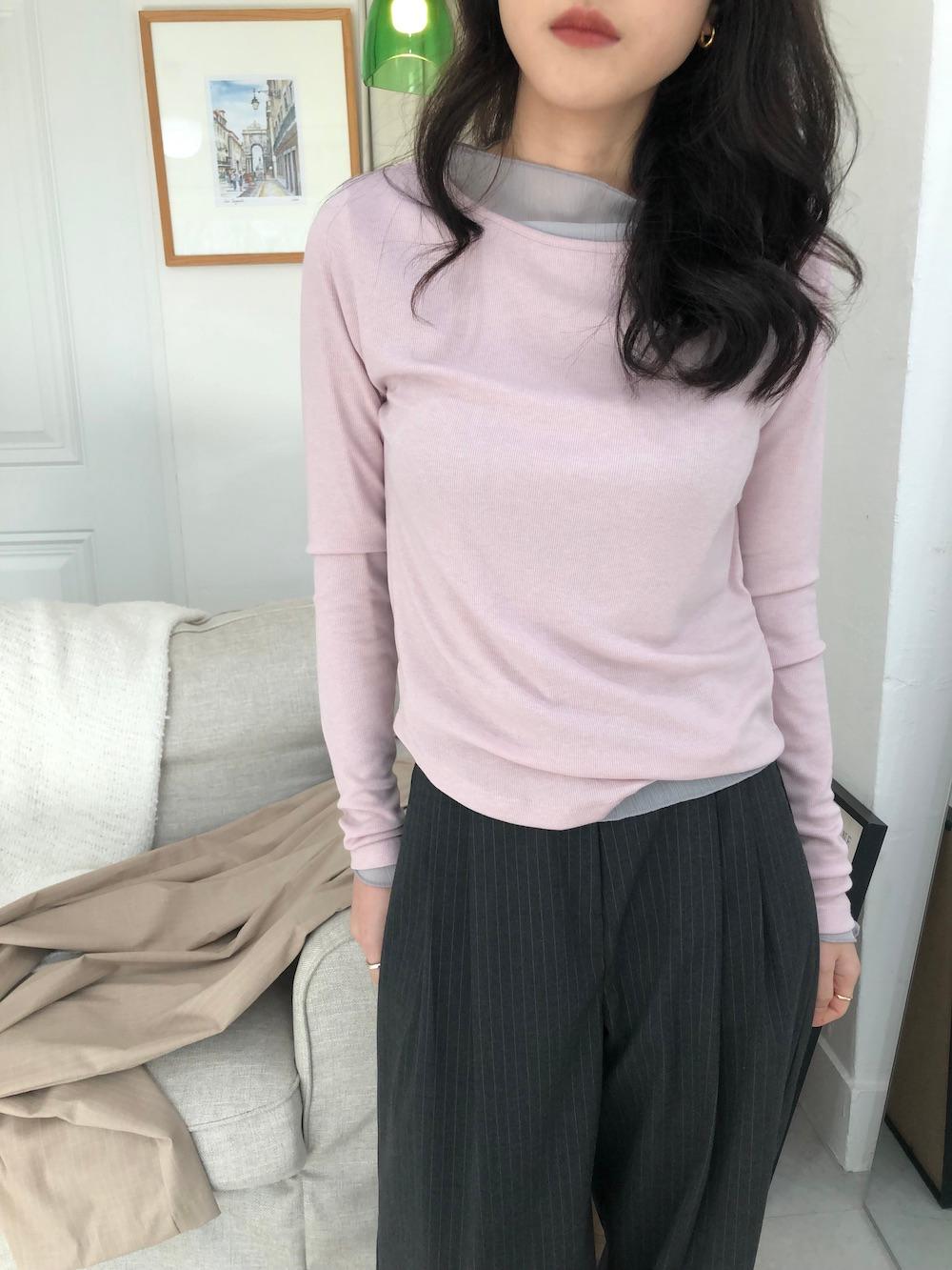 리사 슬림 티 (4colors)
