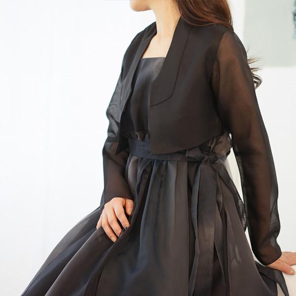 [top] 켜켜이 저고리 검정 맞춤제작