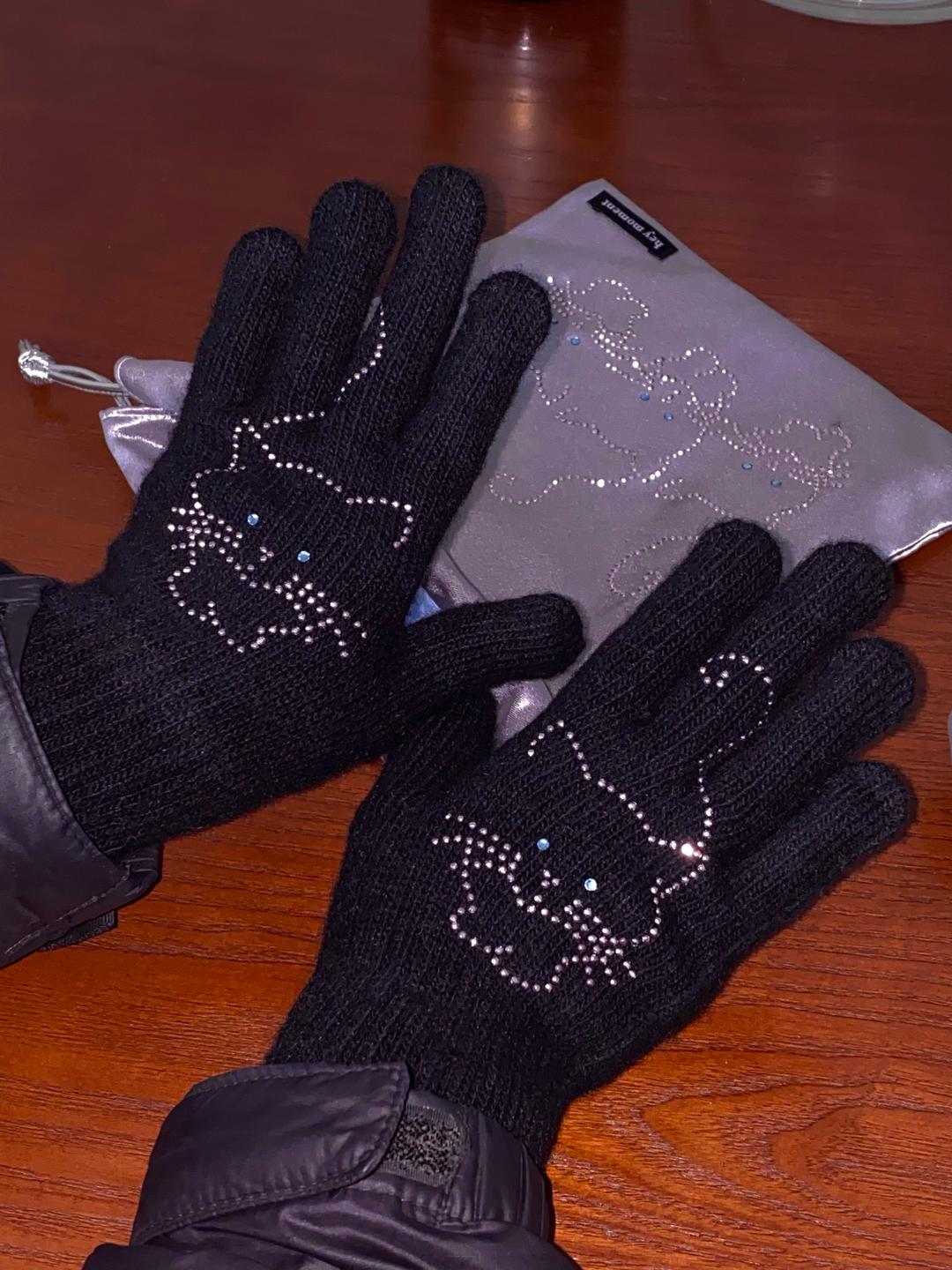 3차) Kitten Gloves (black)