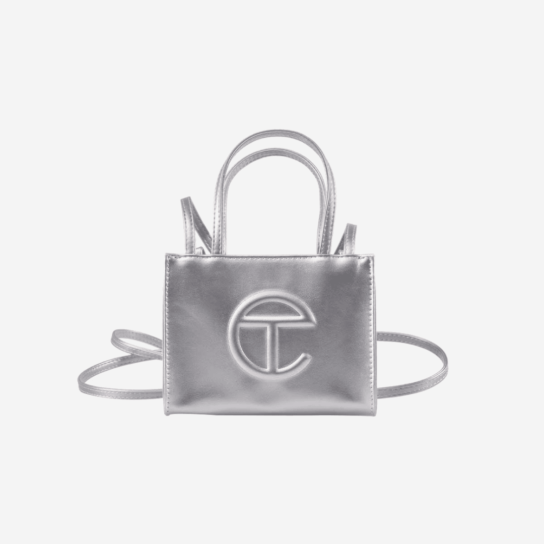 Telfar Small Shopping Bag Silver