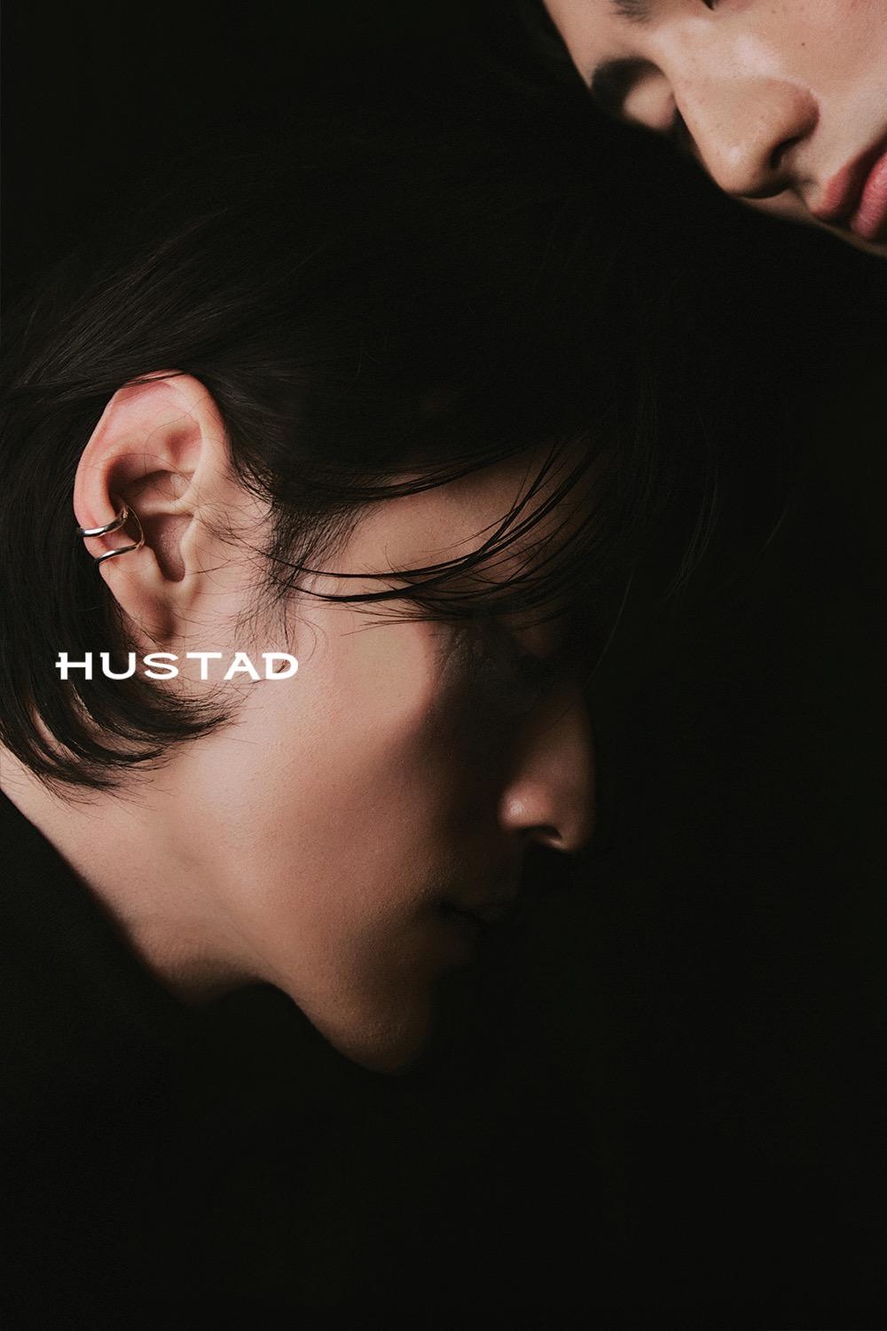 HUSTAD 238 Combo  Leaf Earcuff_ 925 실버 / 14k 골드 콤보 립 이어커프