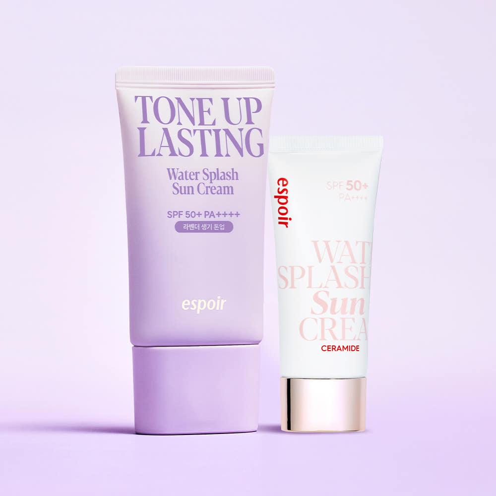 에스쁘아 워터 스플래쉬 선크림 톤업 래스팅 SPF 50+ PA++++  50ml + (증정: 선크림 세라마이드 30ml)