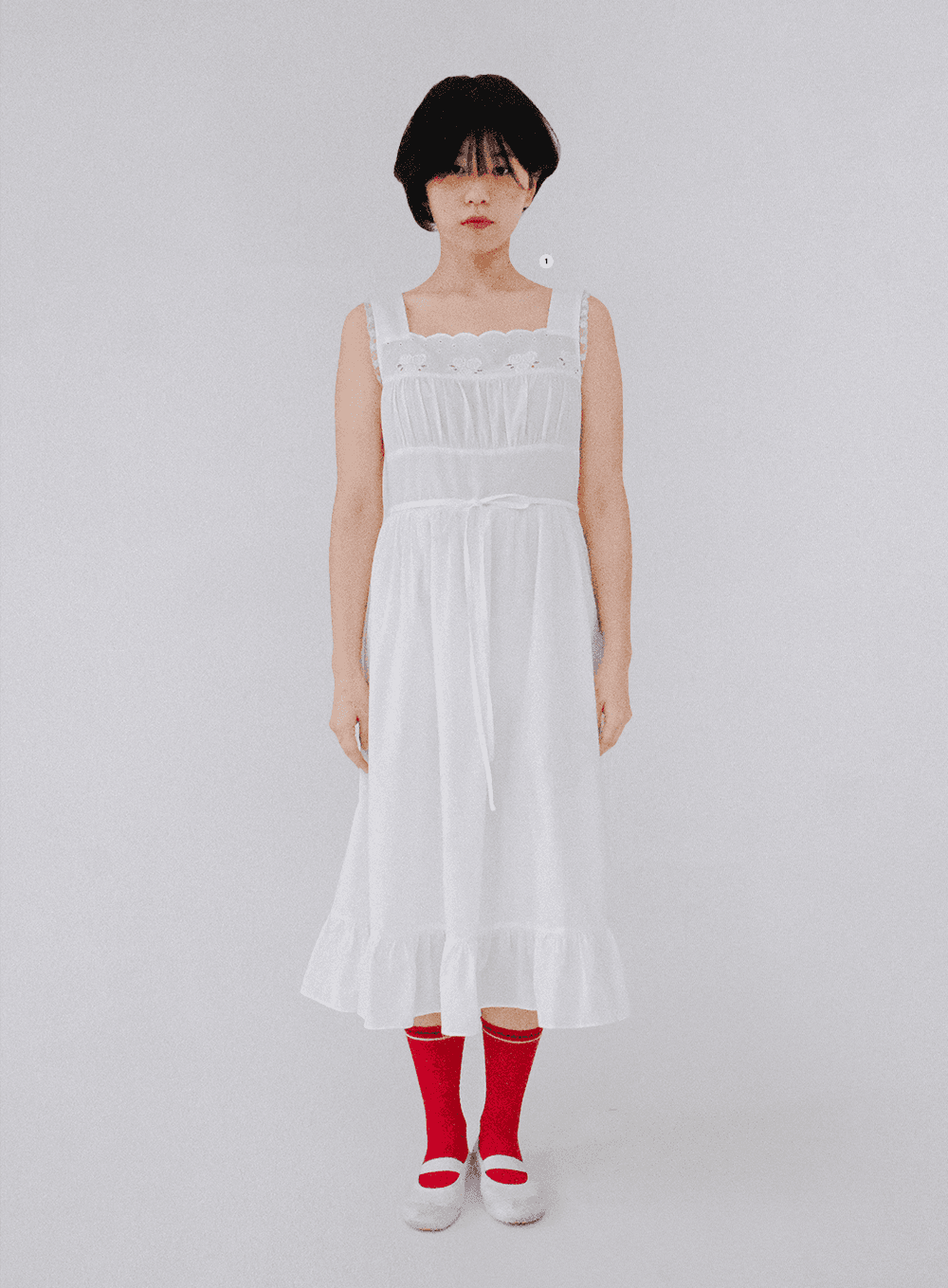 Rose Eyelet Lace Dress