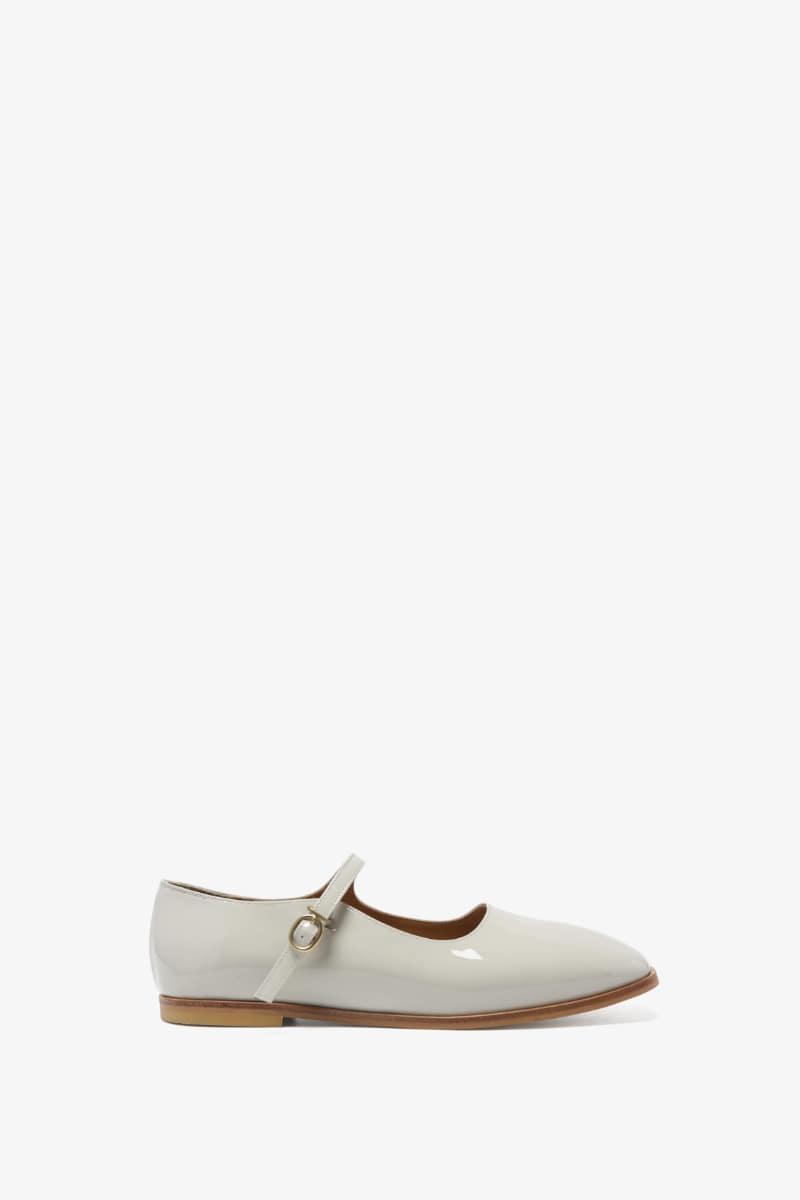 15mm Chelsea Mary Jane Flat (Grey)