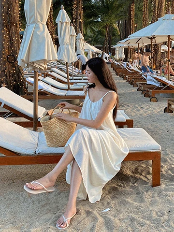 [무료배송] 아쥬르 여신 롱 원피스