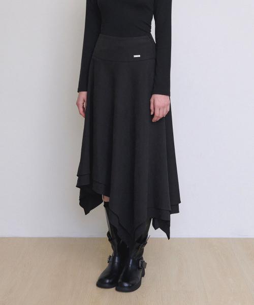 레오나 언발란스 스커트