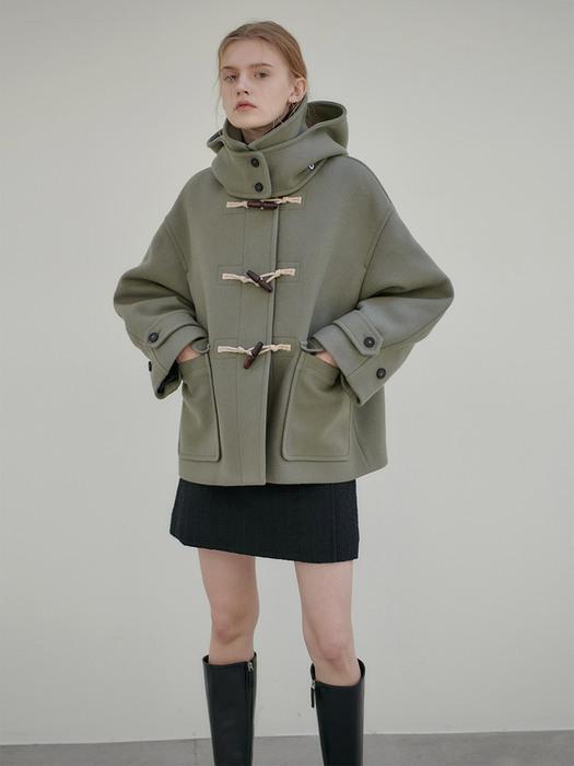 22WN duffle hoody half coat [A/MT]