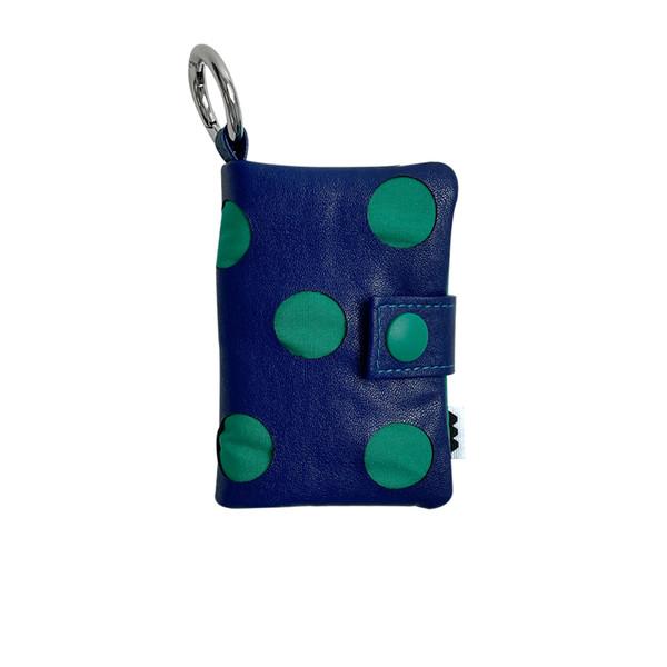 Dot Card Book (green/indigo)