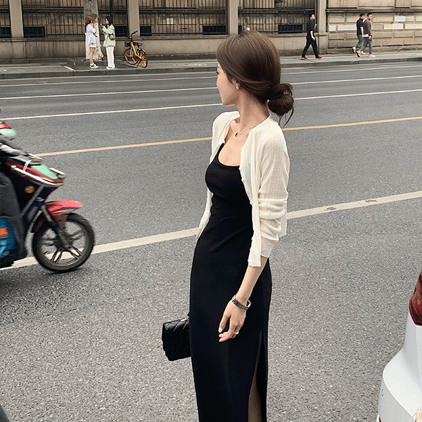 [무배] 로든 썸머 시스루 긴팔 가디건 - cd22299