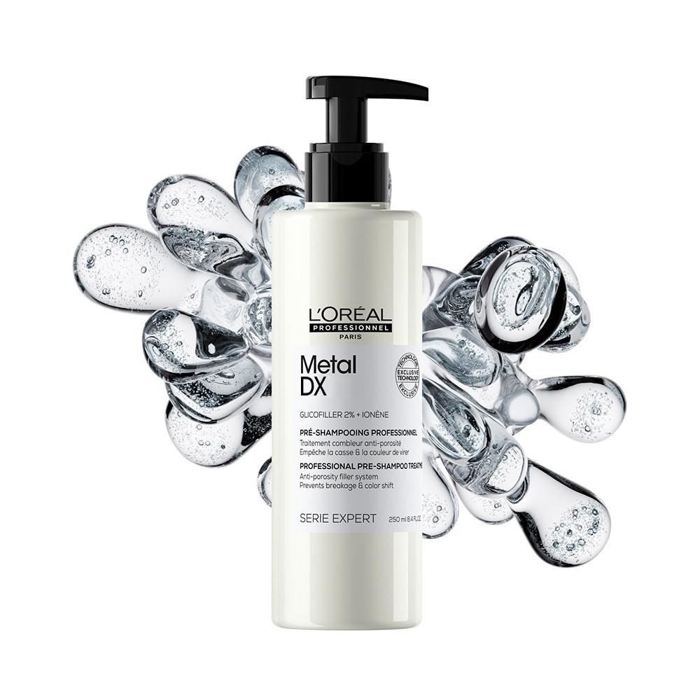 [손상염색모발용] 로레알 프로페셔널 메탈 디엑스 프리 샴푸 트리트먼트 250ML