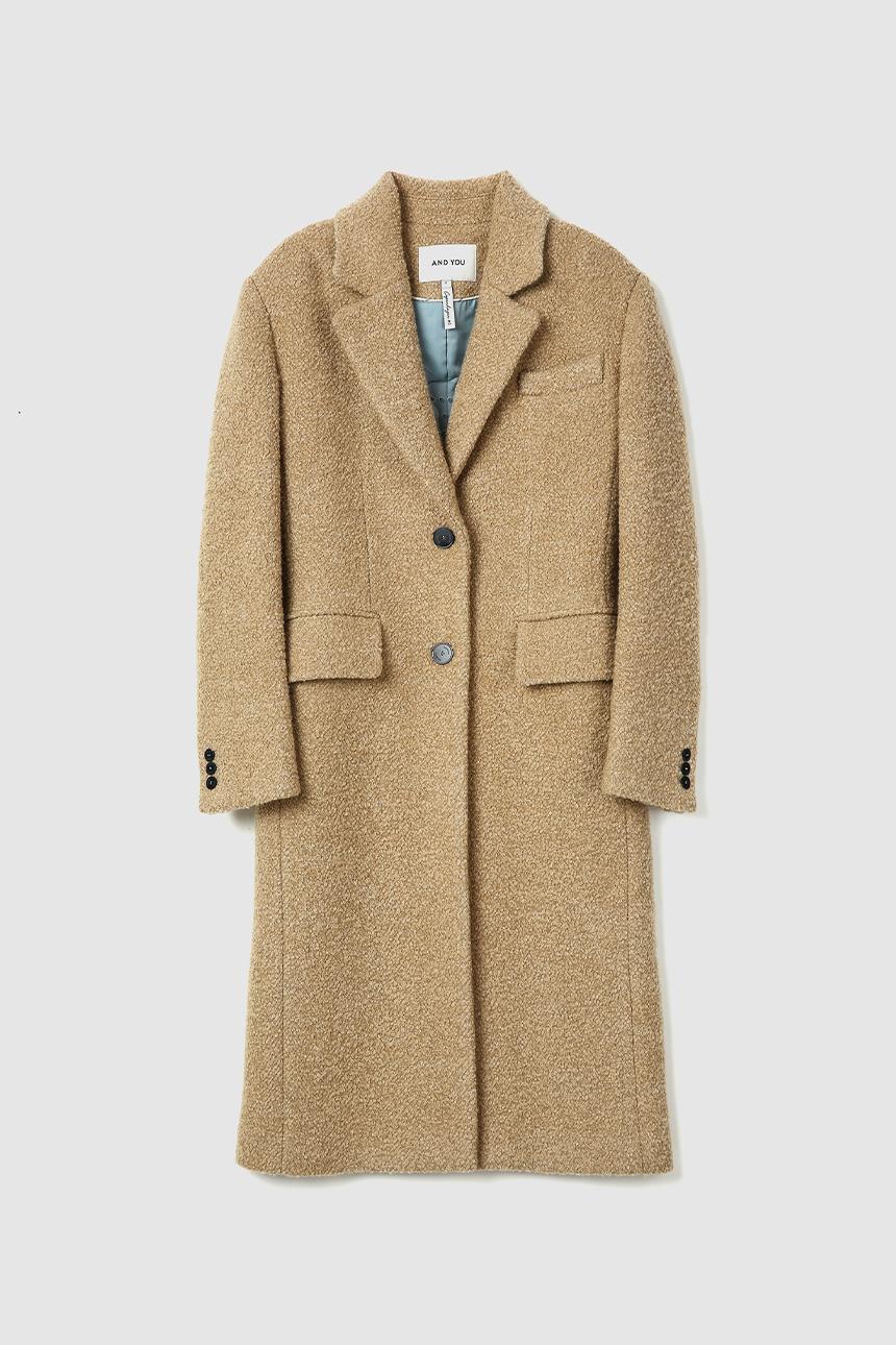 모스고르 피티드 테일러드 코트 (Camel)