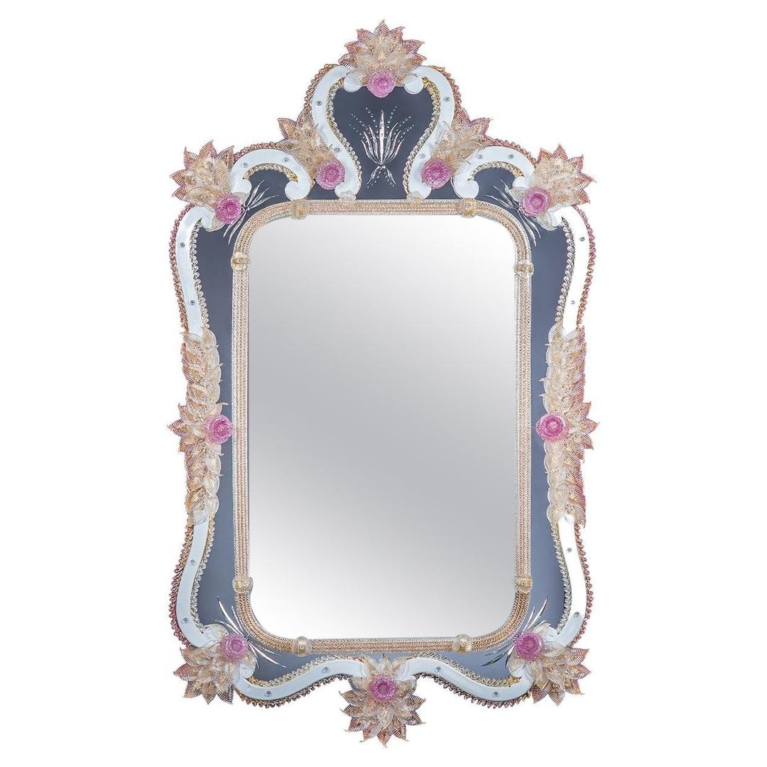 Barocco Murano Glass Mirror