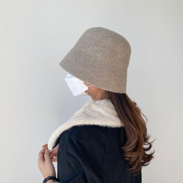 소프트 울 벙거지 부드러운 버킷햇