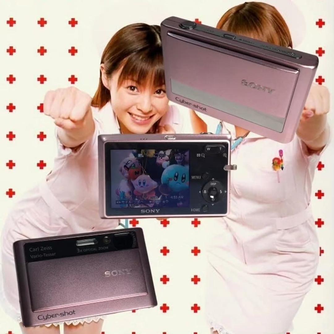 소니 Cyber-shot DSC-T20 핑크 빈티지디카 | 후루츠패밀리