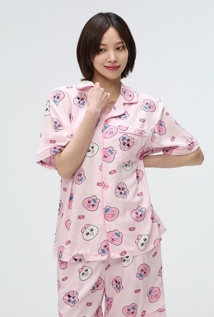 [빤쮸토끼] 빤쮸토끼 반팔 파자마(PINK)_SPPPF25U06
