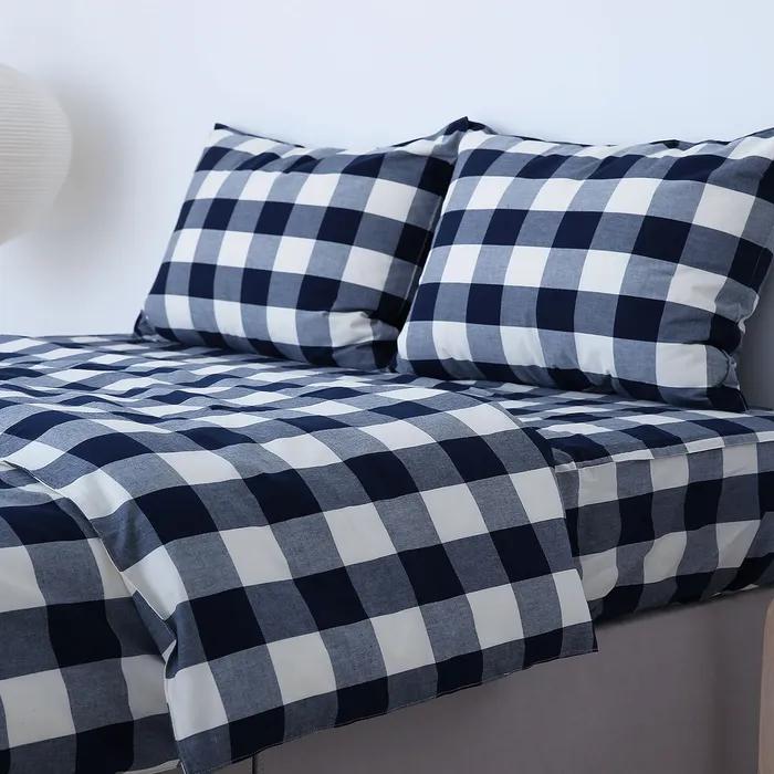 다우니 체크 침구(네이비)
