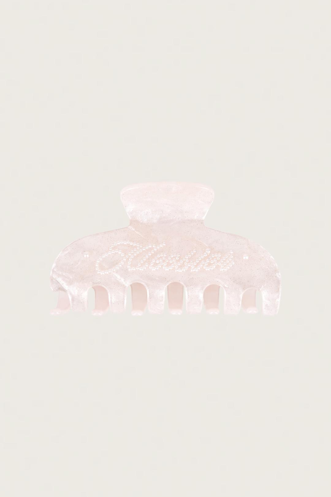 Glow Pearl Hair Claw, Pink