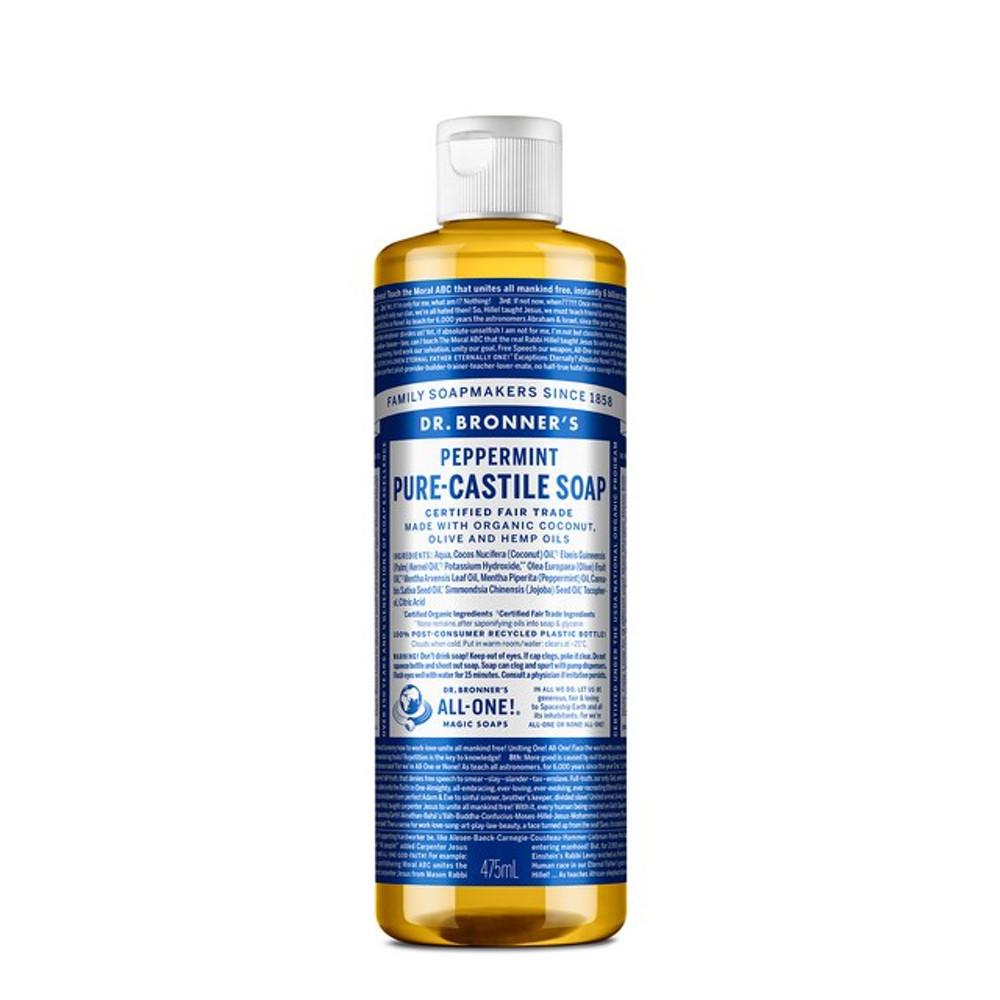 닥터 브로너스 페퍼민트 퓨어 캐스틸 솝 바디워시 475ml 1개