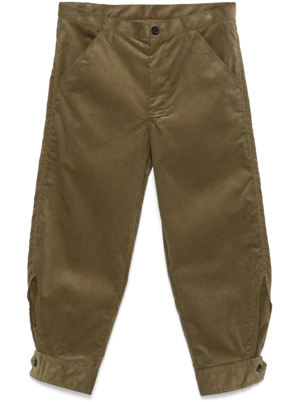 Comme Des Garçons Shirt Corduroy Trousers | Green | FARFETCH SG
