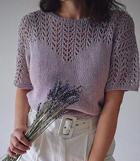 Provence top pattern by Ekaterina Vorobeva
