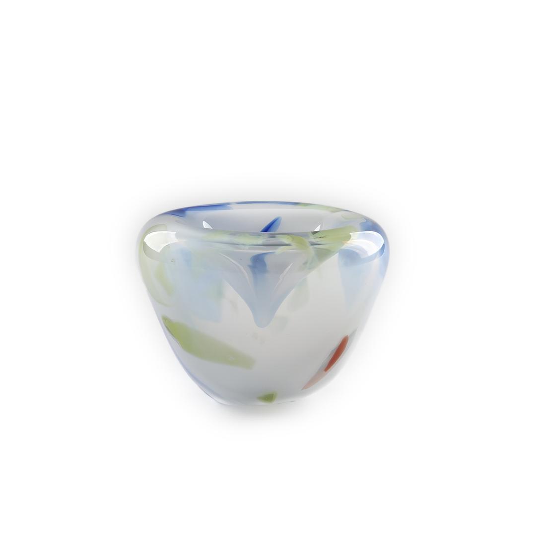 Marble Glass Bowl Tray