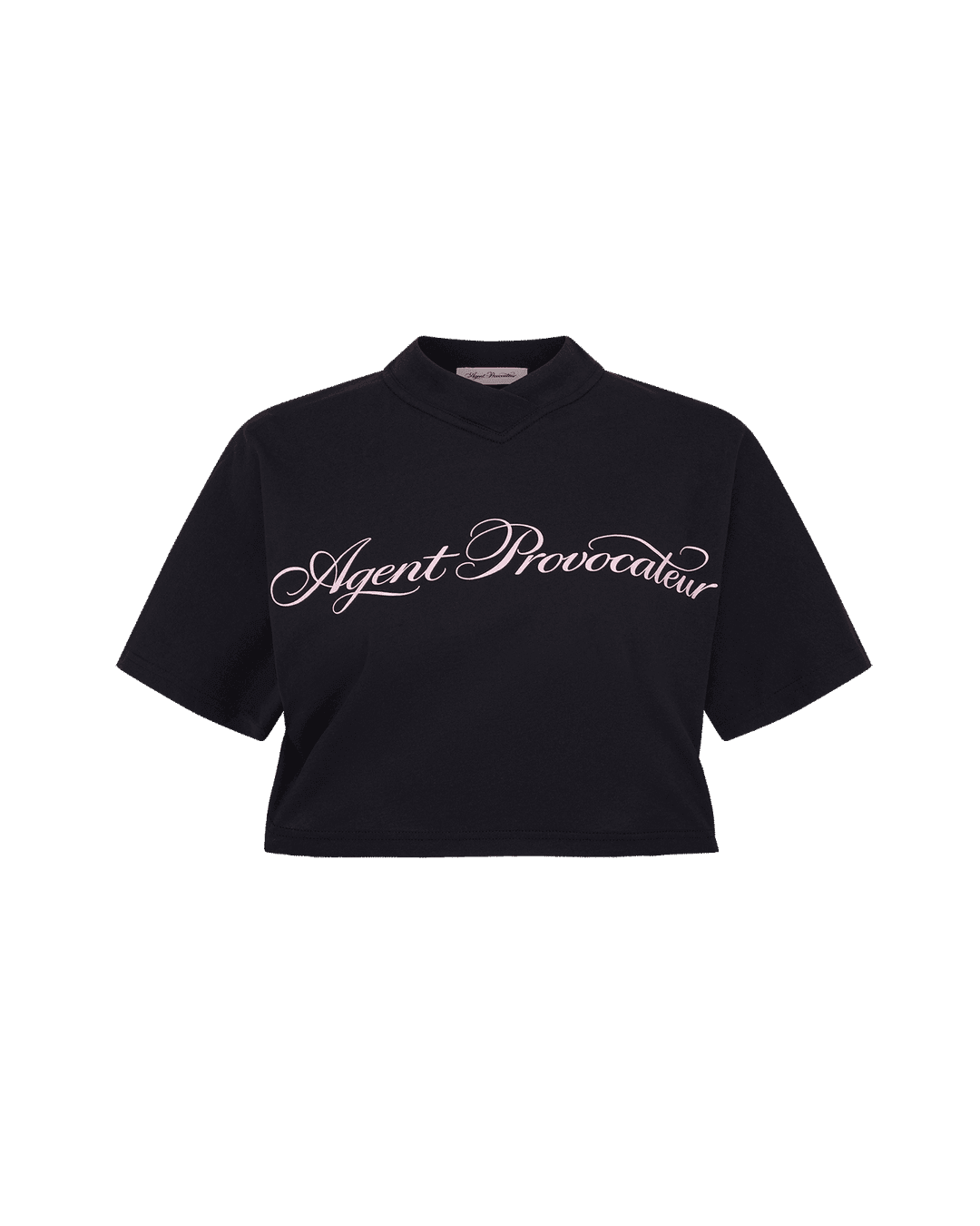 Rayley Crop T-Shirt in Black | By Agent Provocateur