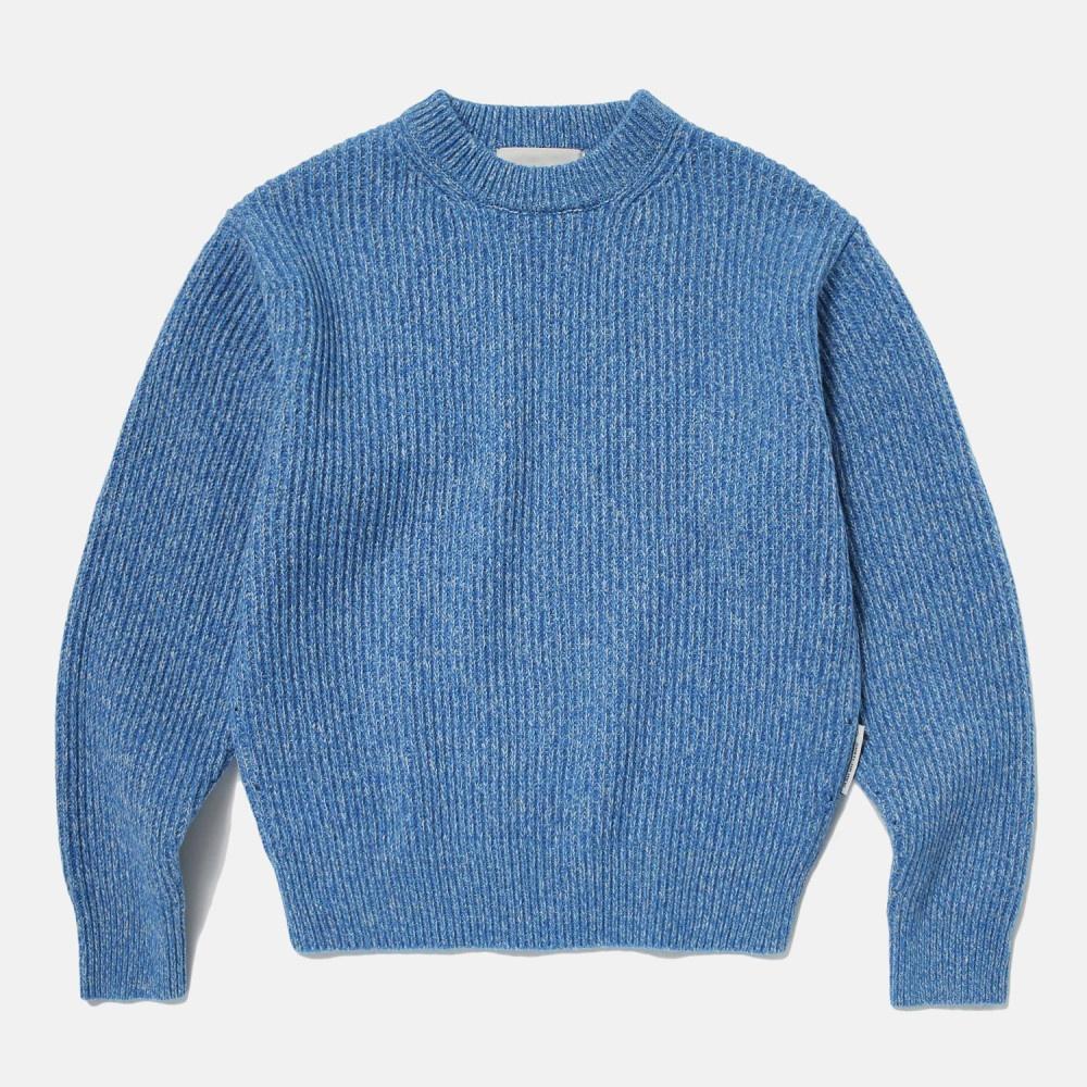 Multi-tweed Sweater (BLUE)