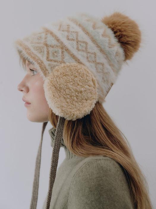 Nordic Pompom Trooper Hat_VH259OAC001M