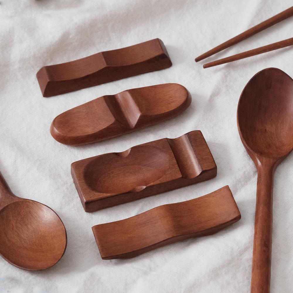 우드 수저 받침 (디자인 선택)