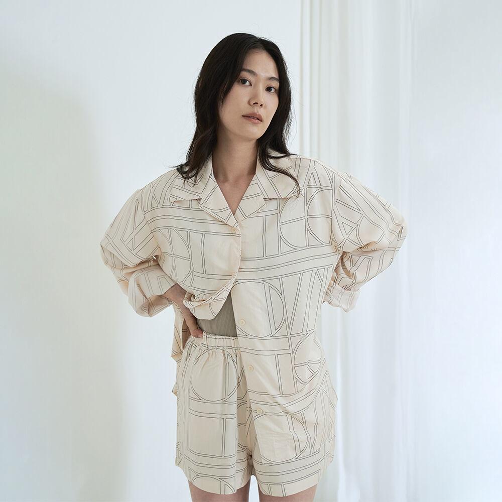 [MODAL] BEDNIC PAJAMA HALF PANTS｜LEMON ZEST