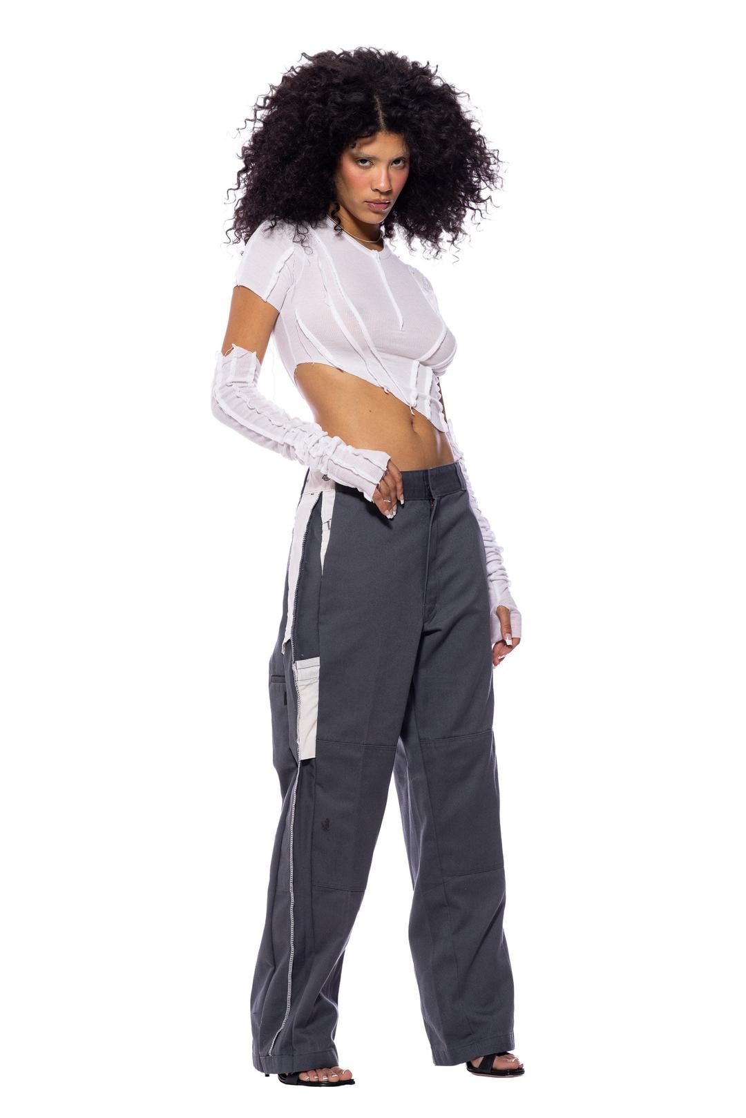 PORTERHOUSE WORKWEAR TROUSERS IN SLATE - 24x28