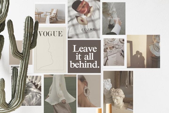 인테리어 벽 꾸미기 장식 소품 감성 미니 포스터 브랜드 엽서 세트