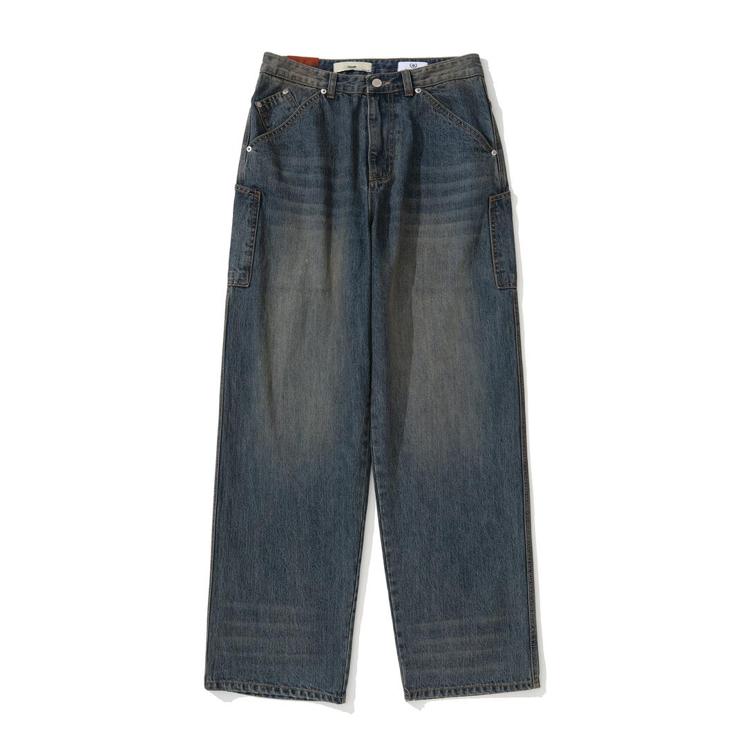 [MASCULINE LINE] DURDEN DIRTY WASHED BIG BACK DENIM #1