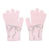 ribbon short gloves (baby pink)