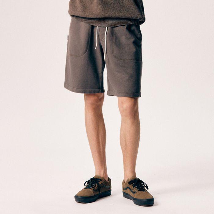 Heritage Sweat Shorts Dark Taupe