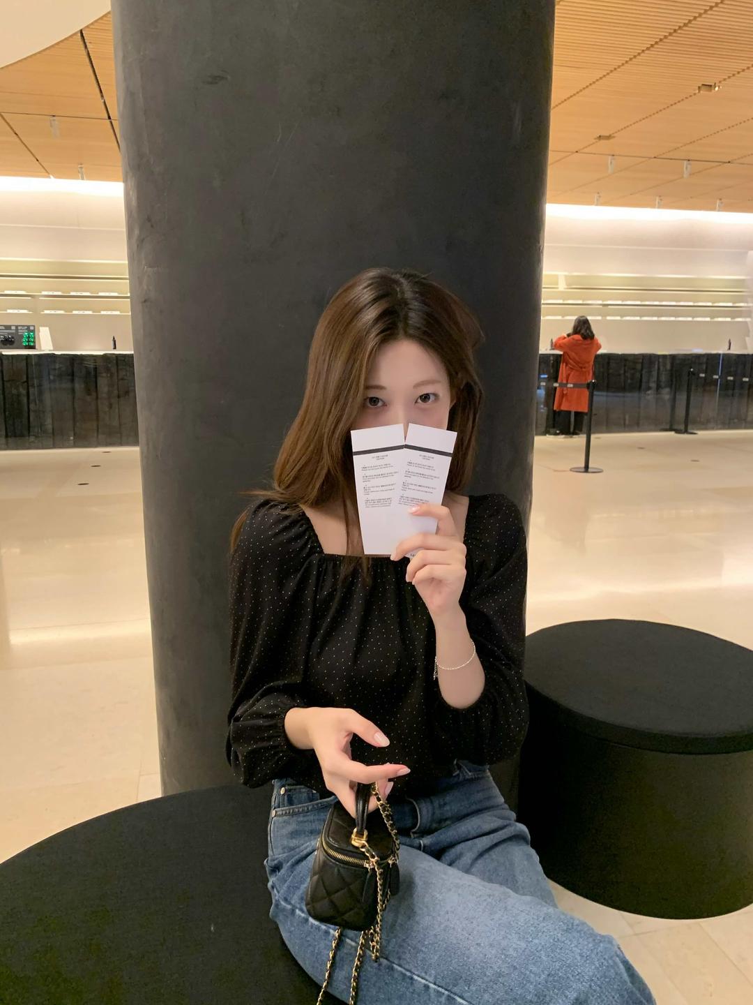 love rosy dot blouse_black