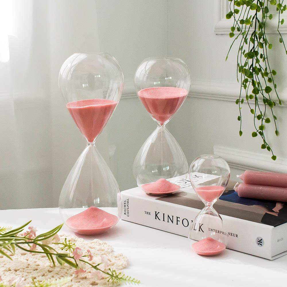 컬러 모래시계 4c, 유리 모래시계 인테리어 소품