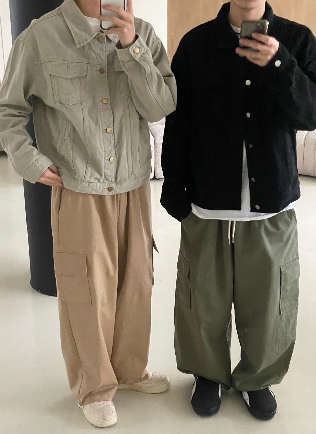 Rave jacket 레이브 코튼 트러커 자켓 워싱 베이직 루즈핏 오버핏