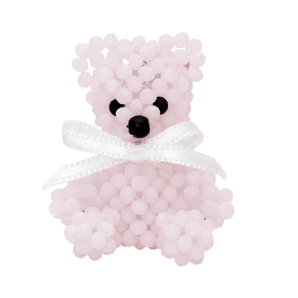 Teddy Bear Key Ring (Baby Pink)