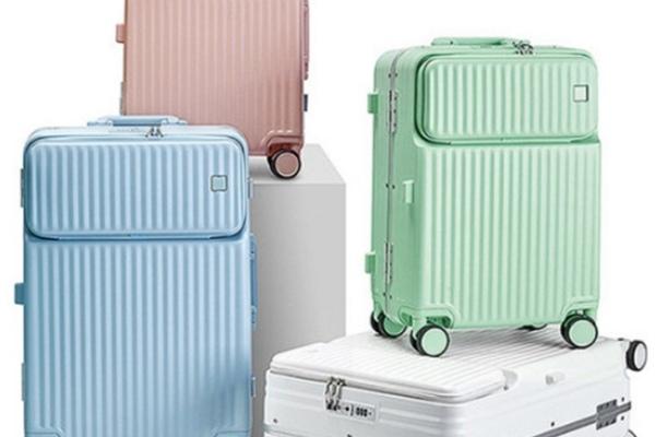 [10%쿠폰]소피아 앞포켓 TSA락 폴리카보네이트 기내 캐리어