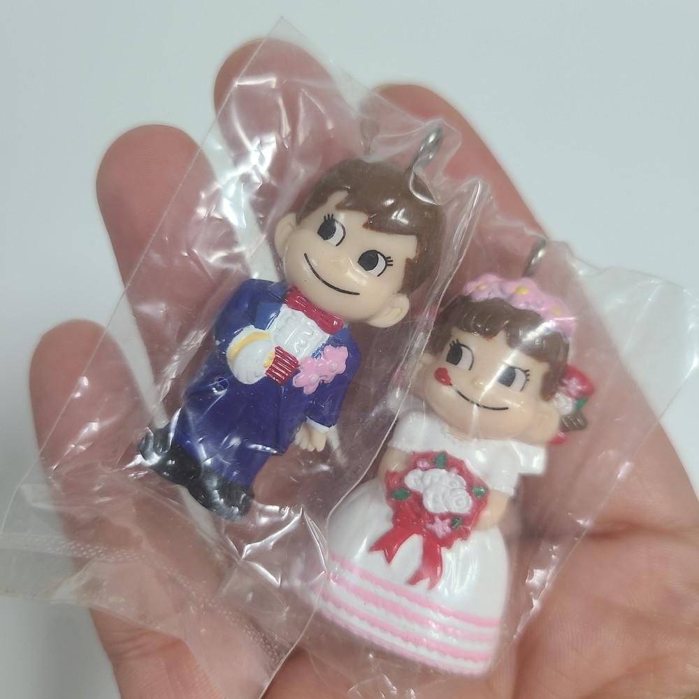 일본 빈티지 토이 소품 굿즈 캐릭터 페코짱 웨딩 결혼 선물 인테리어 피규어 인형 키링