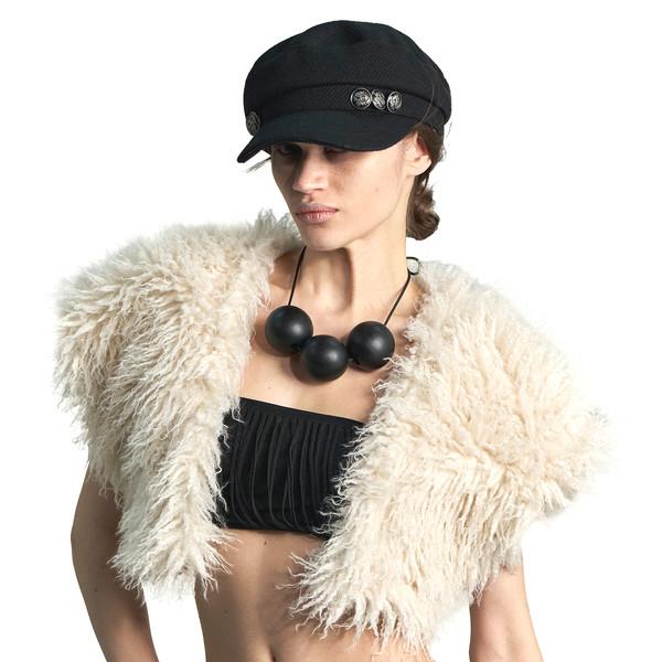 [REVERSIBLE] RAG MUSTANG VEST IN CREAM