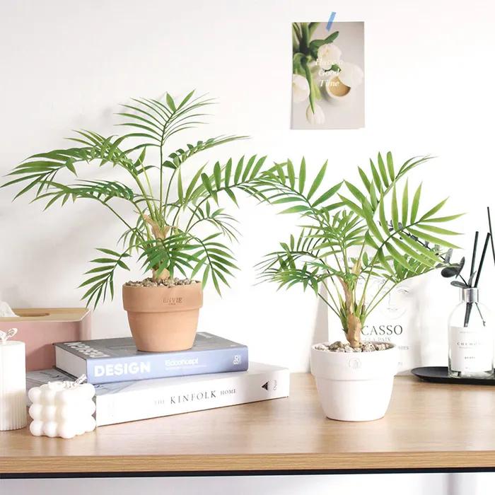 아레카 야자잎 미니화분 조화 (3size)