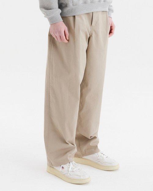 와이드 테이퍼드 치노 팬츠 (라이트 카키)