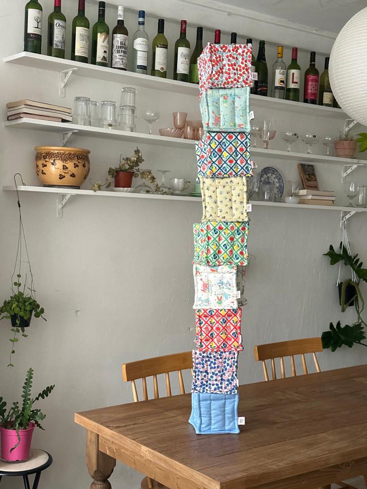 몽실 패브릭 바구니 바스켓 장난감 펜트리 정리함 화분커버